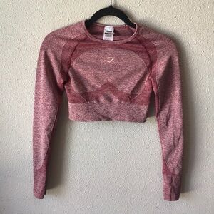 Gymshark Flex Long Sleeve Crop Top size Small